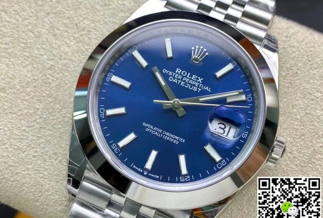 Rolex Datejust M126300-0002 41MM VS Factory 1:1 Best Edition Replica Watch Silver Strap