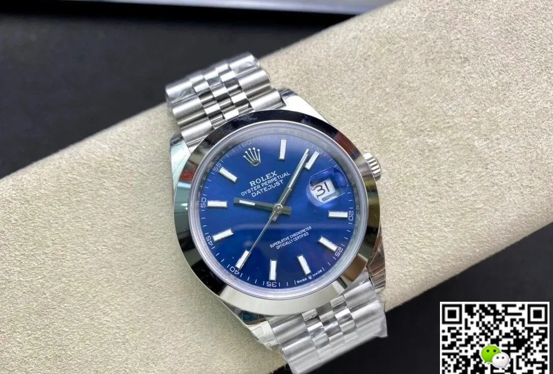 Rolex Datejust M126300-0002 41MM VS Factory 1:1 Best Edition Replica Watch Silver Strap