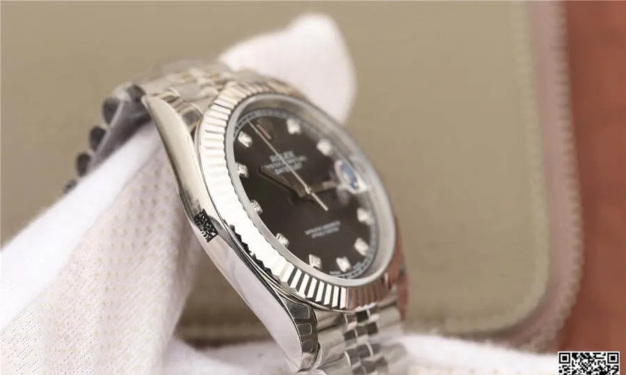Rolex Datejust M126334-0006 EW Factory 1:1 Best Edition Replica Watch Diamond Gray Dial