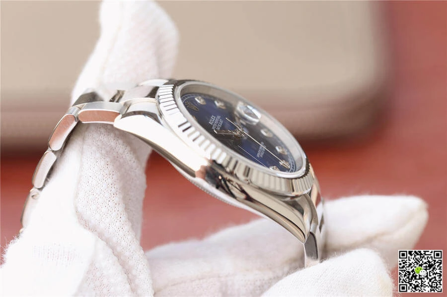 Rolex Datejust M126334-0015 EW Factory 1:1 Best Edition Replica Watch Diamond Blue Dial