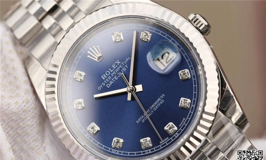 Rolex Datejust M126334-0016 EW Factory 1:1 Best Edition Replica Watch Blue Diamond Dial