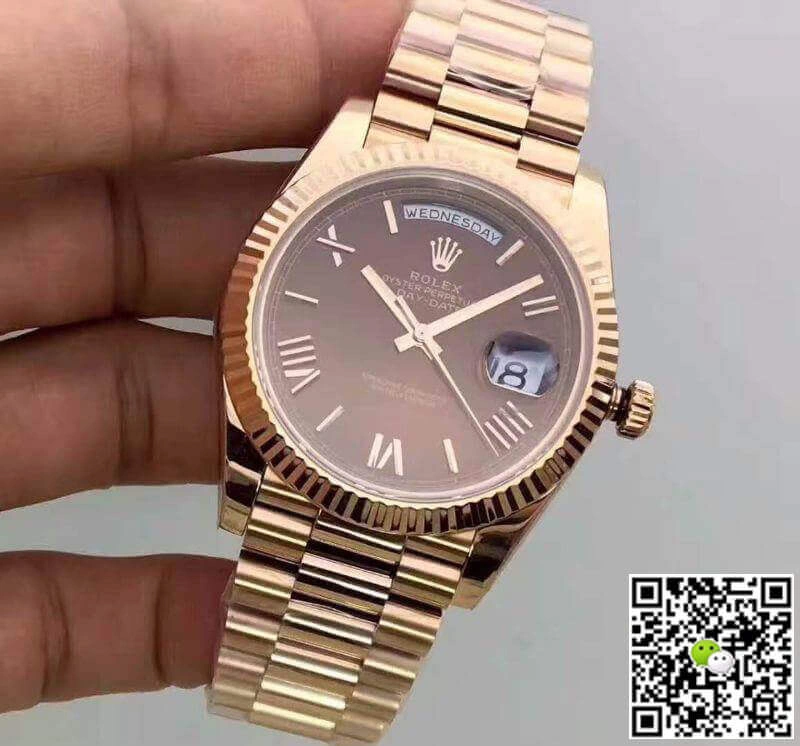 Rolex Day-Date 228235 EW Factory 1:1 Best Edition Replica Watch Swiss ETA3255 Rose gold