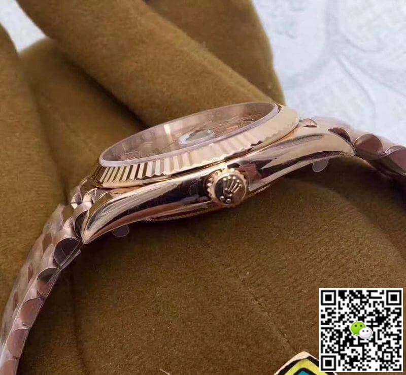 Rolex Day-Date 228235 EW Factory 1:1 Best Edition Replica Watch Swiss ETA3255 Rose gold