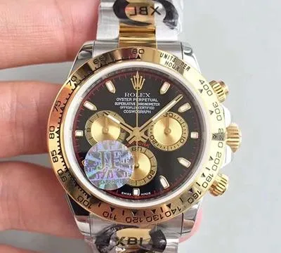 Rolex Daytona 116508 JF Factory Black Dial 1:1 Best Edition Replica Watch Swiss ETA4130