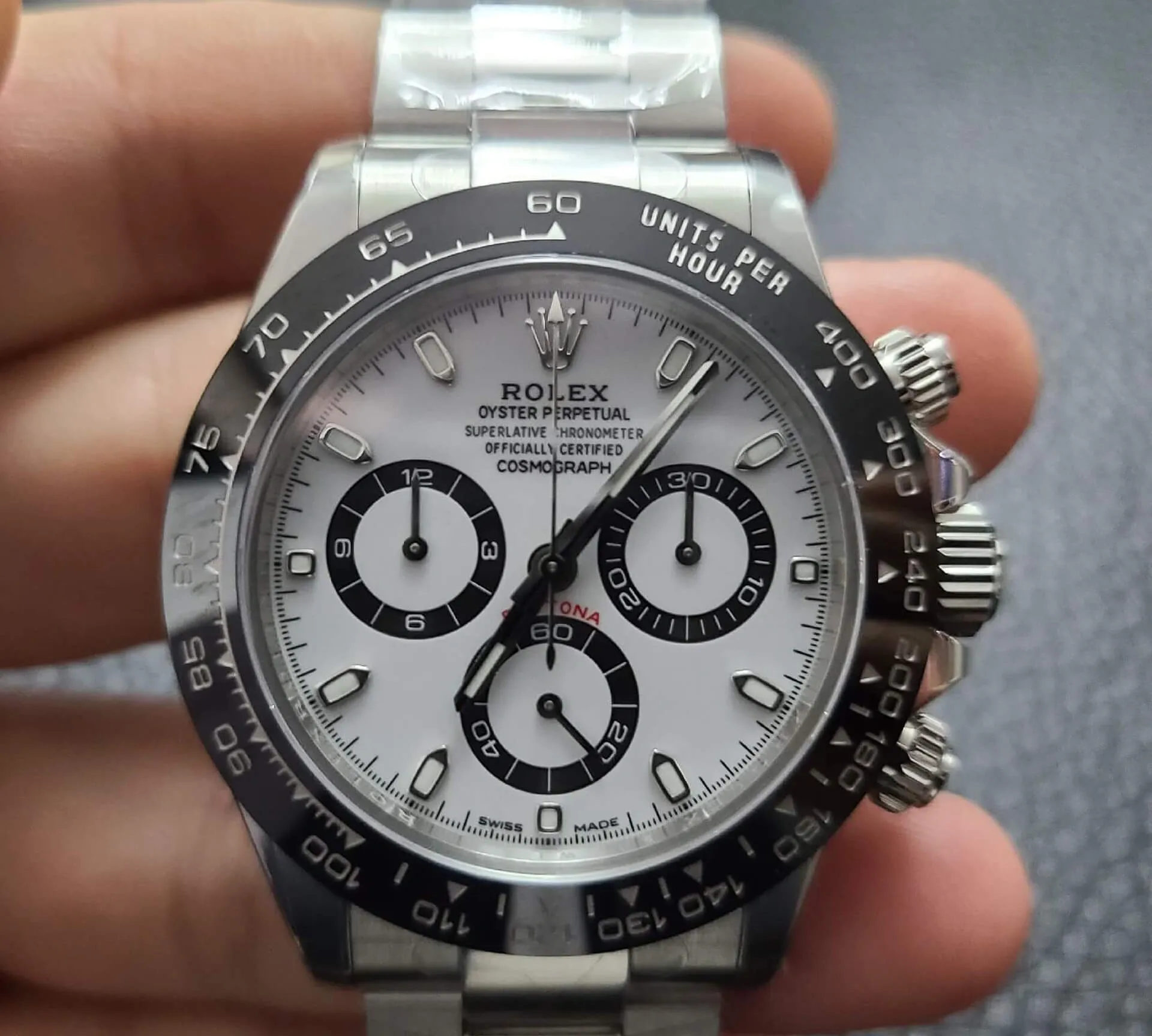 Rolex Cosmograph Daytona M116500LN-0001 Clean Factory 1:1 Best Edition Replica Watch V3 White Dial