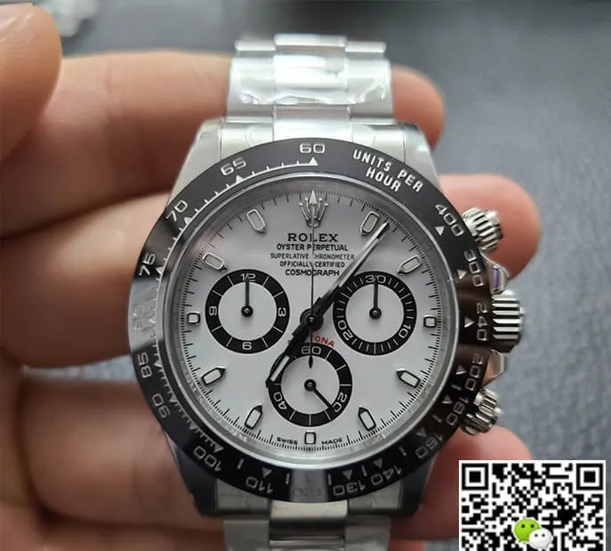 Rolex Cosmograph Daytona M116500LN-0001 Clean Factory 1:1 Best Edition Replica Watch V3 White Dial