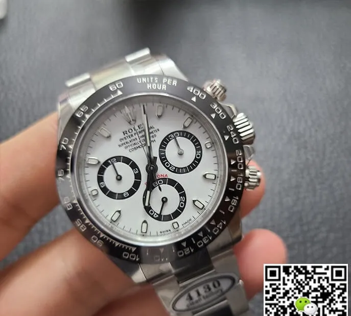 Rolex Cosmograph Daytona M116500LN-0001 Clean Factory 1:1 Best Edition Replica Watch V3 White Dial