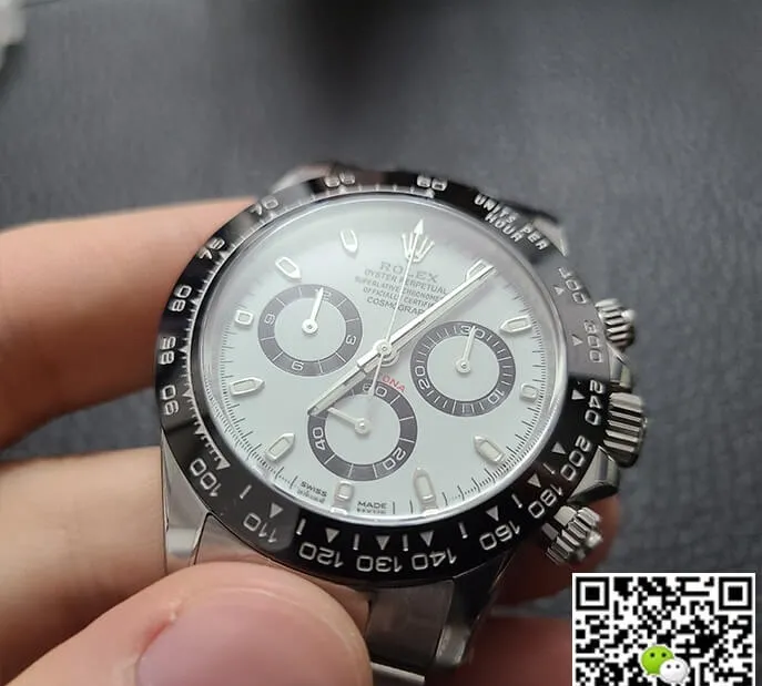 Rolex Cosmograph Daytona M116500LN-0001 Clean Factory 1:1 Best Edition Replica Watch V3 White Dial