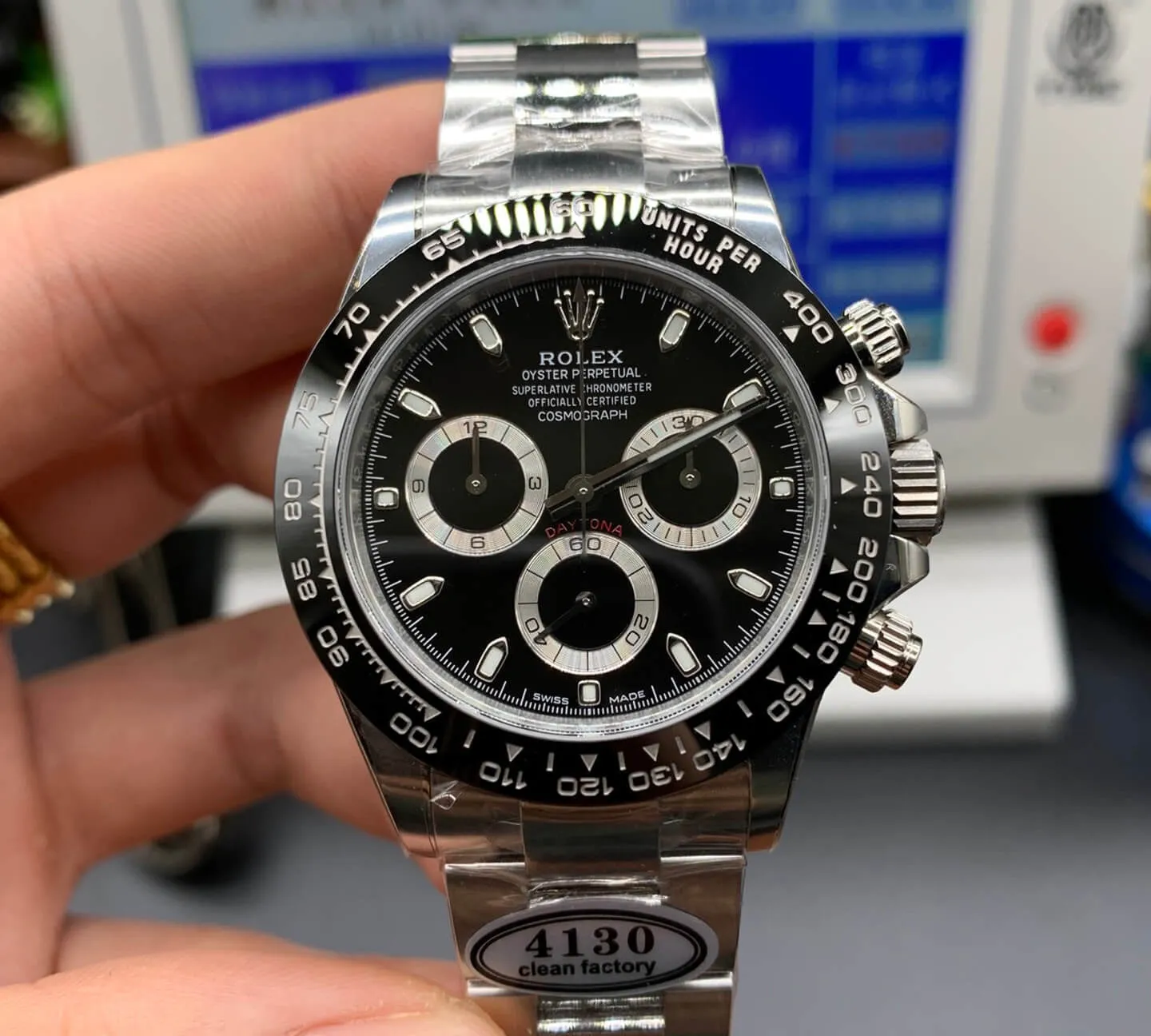 Rolex Cosmograph Daytona M116500LN-0002 Clean Factory 1:1 Best Edition Replica Watch V3 Black Dial