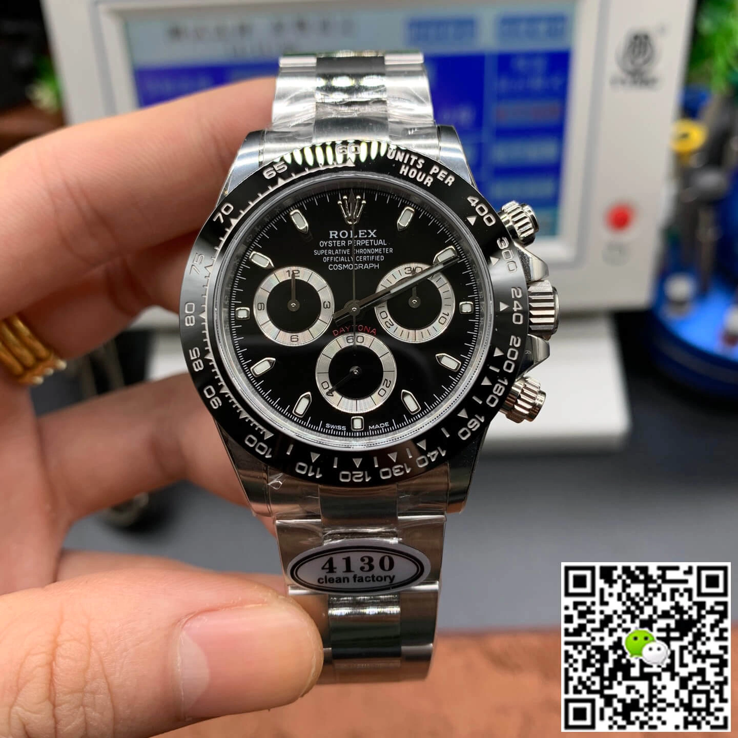 Rolex Cosmograph Daytona M116500LN-0002 Clean Factory 1:1 Best Edition Replica Watch V3 Black Dial