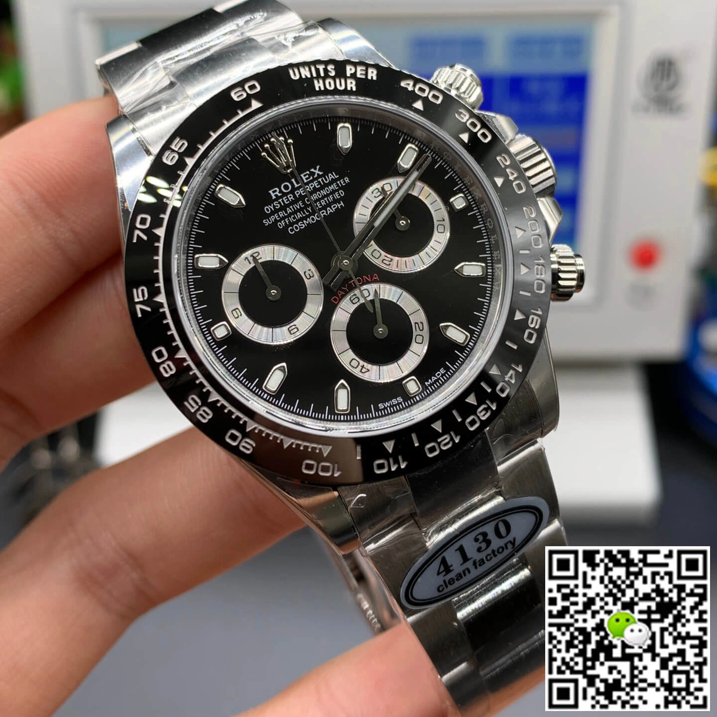 Rolex Cosmograph Daytona M116500LN-0002 Clean Factory 1:1 Best Edition Replica Watch V3 Black Dial