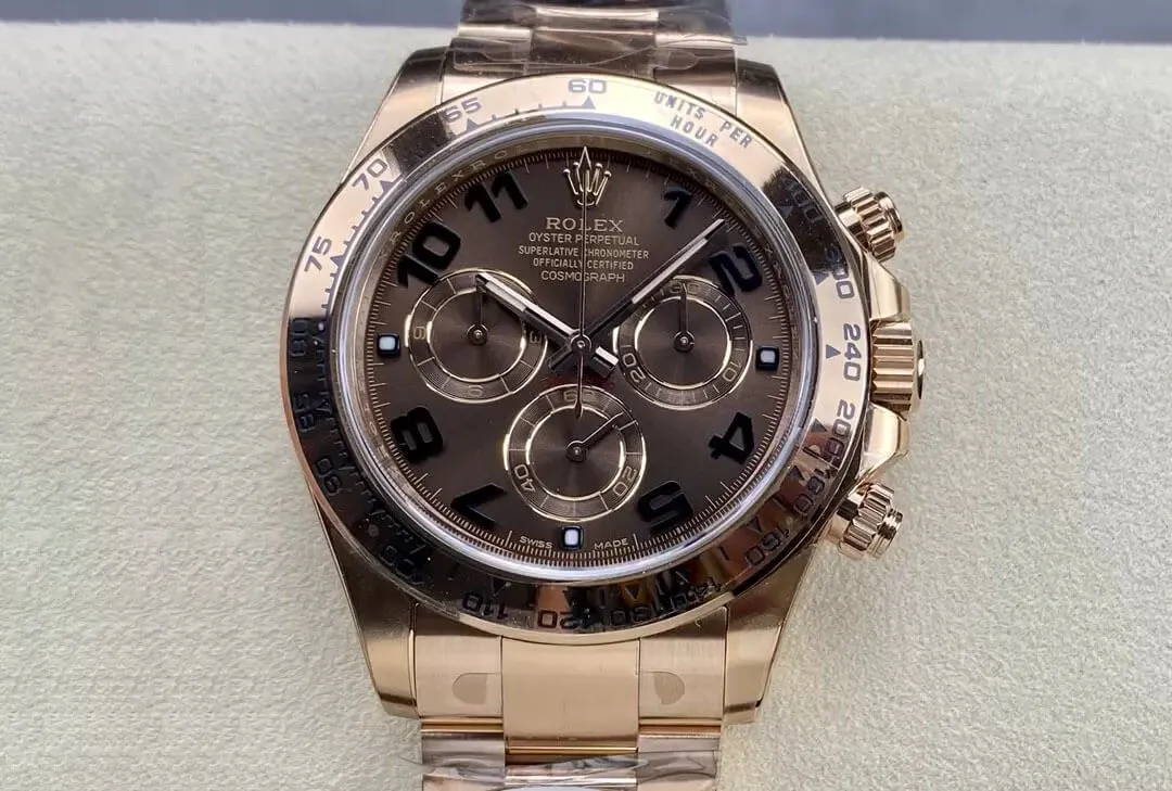 Rolex Cosmograph Daytona M116505-0011 Clean Factory 1:1 Best Edition Replica Watch Rose Gold Strap