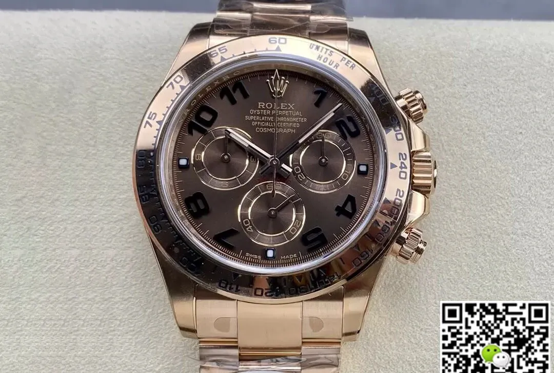 Rolex Cosmograph Daytona M116505-0011 Clean Factory 1:1 Best Edition Replica Watch Rose Gold Strap
