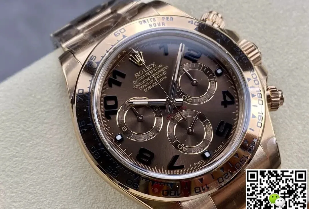 Rolex Cosmograph Daytona M116505-0011 Clean Factory 1:1 Best Edition Replica Watch Rose Gold Strap