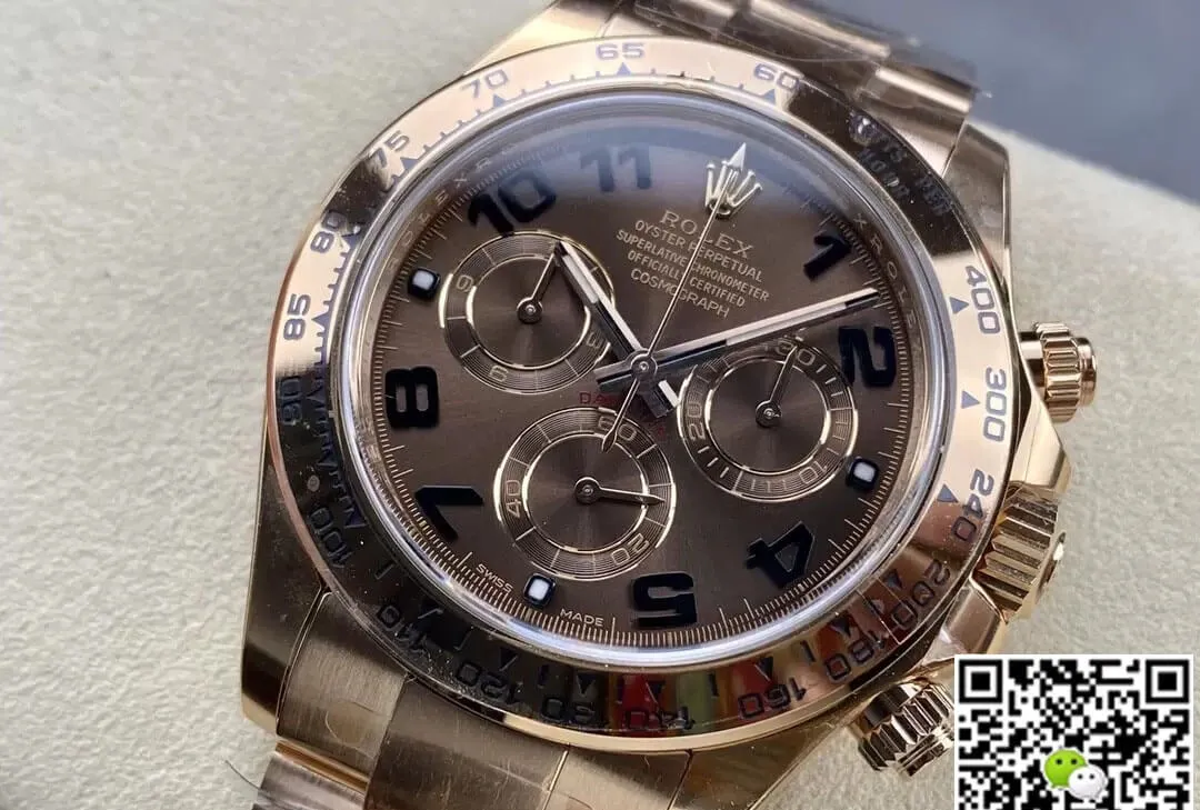 Rolex Cosmograph Daytona M116505-0011 Clean Factory 1:1 Best Edition Replica Watch Rose Gold Strap