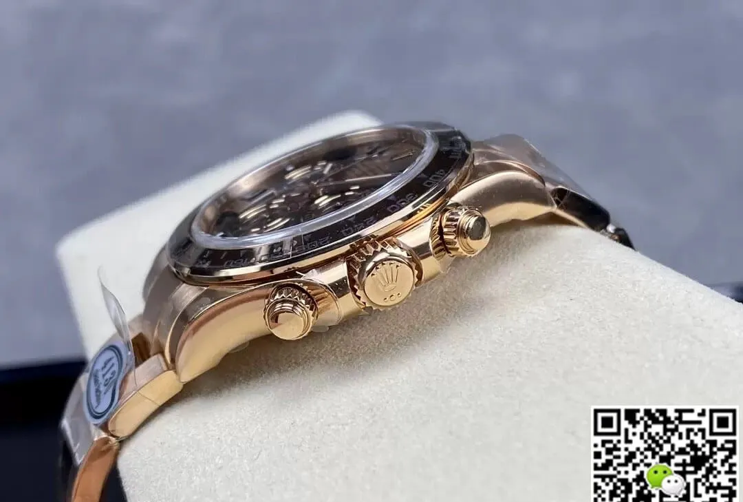 Rolex Cosmograph Daytona M116505-0011 Clean Factory 1:1 Best Edition Replica Watch Rose Gold Strap