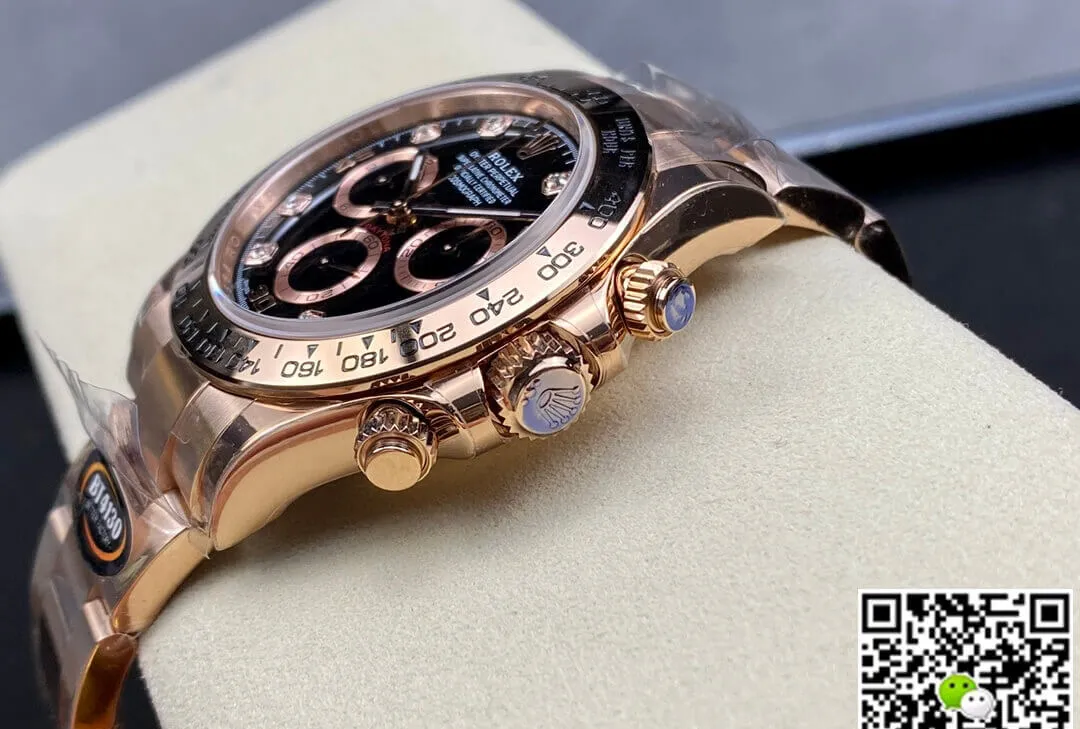 Rolex Daytona M116505-0015 BT Factory 1:1 Best Edition Replica Watch Black Diamond Dial
