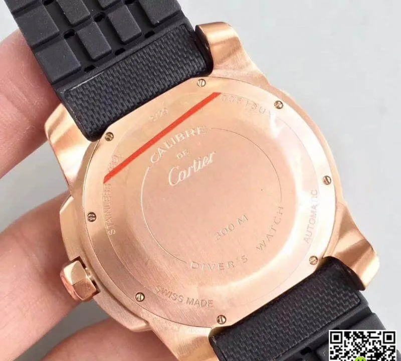 Calibre De Cartier Diver W7100052 JF Factory 1:1 Best Edition Replica Watch Swiss ETA9015