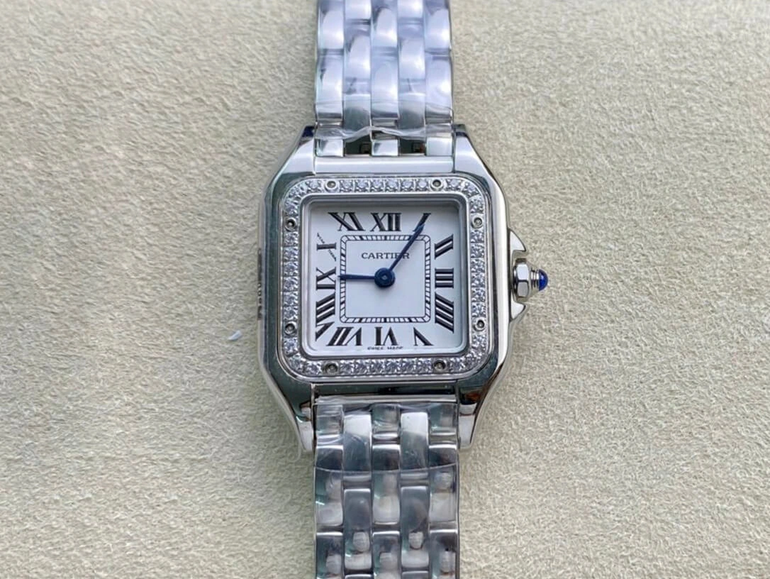 Panthere De Cartier W4PN0007 8848 Factory 1:1 Best Edition Replica Watch Diamond-Set Bezel