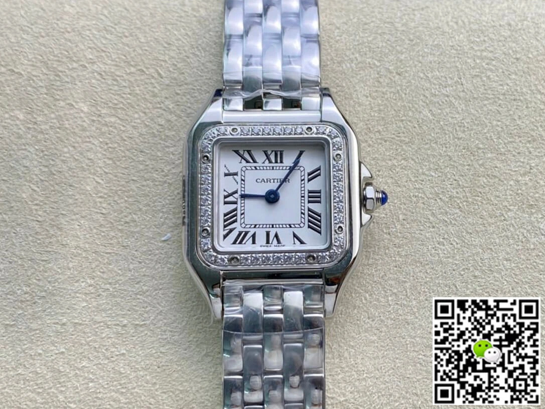 Panthere De Cartier W4PN0007 8848 Factory 1:1 Best Edition Replica Watch Diamond-Set Bezel
