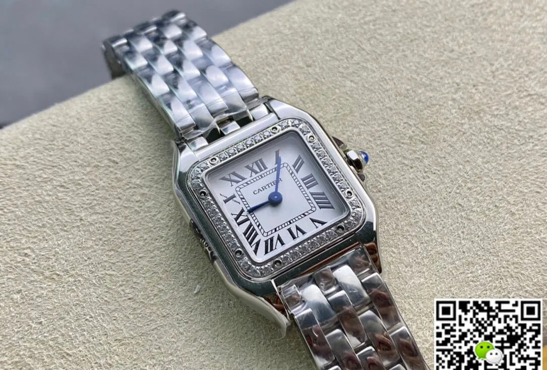 Panthere De Cartier W4PN0007 8848 Factory 1:1 Best Edition Replica Watch Diamond-Set Bezel