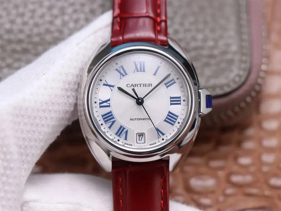 Cle De Cartier WSCL0017 V6 Factory 1:1 Best Edition Replica Watch Brown Leather Strap
