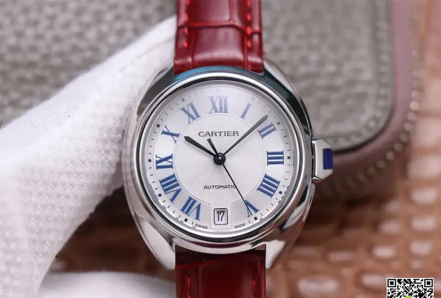 Cle De Cartier WSCL0017 V6 Factory 1:1 Best Edition Replica Watch Brown Leather Strap