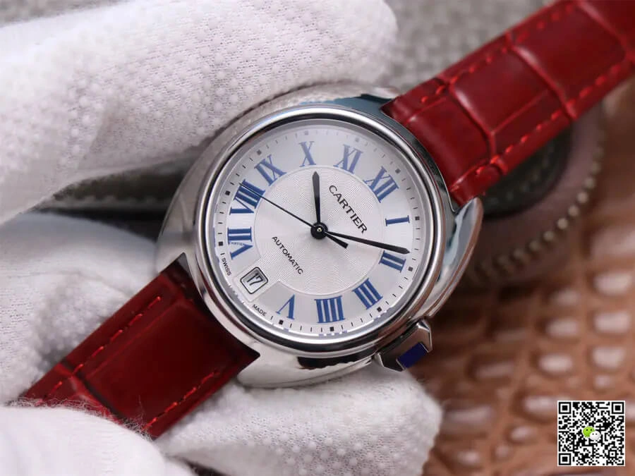 Cle De Cartier WSCL0017 V6 Factory 1:1 Best Edition Replica Watch Brown Leather Strap
