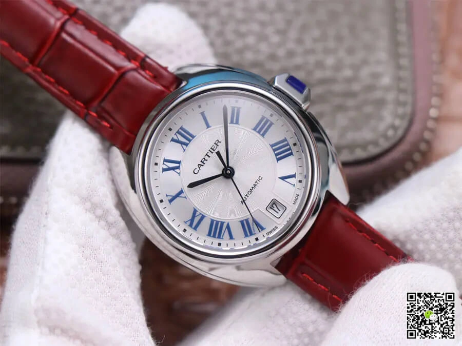 Cle De Cartier WSCL0017 V6 Factory 1:1 Best Edition Replica Watch Brown Leather Strap