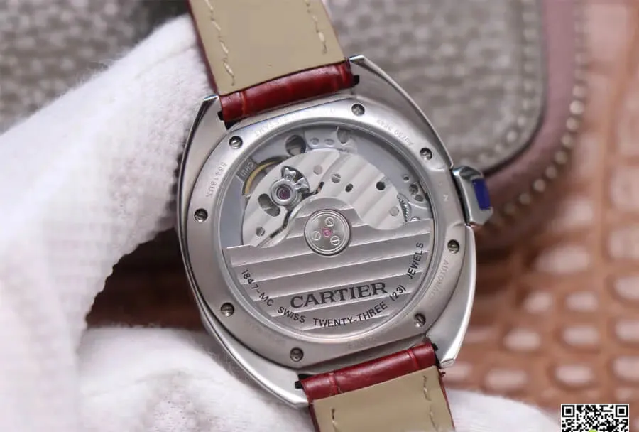 Cle De Cartier WSCL0017 V6 Factory 1:1 Best Edition Replica Watch Brown Leather Strap