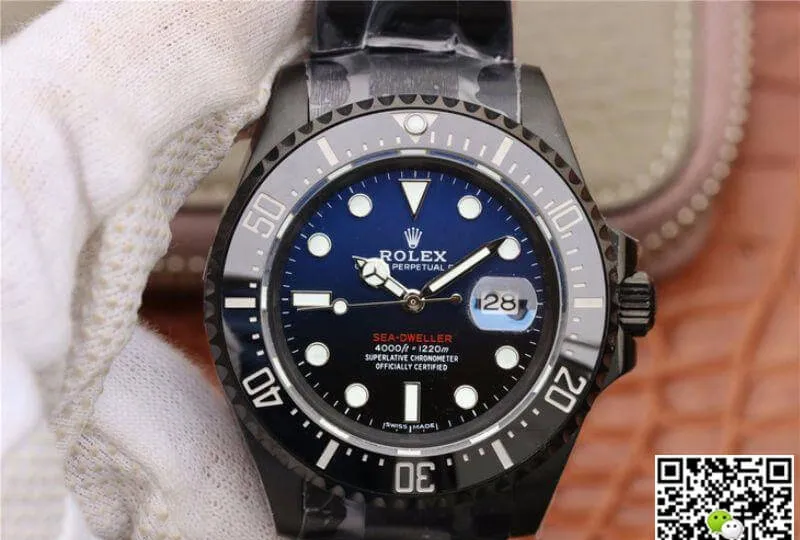 Rolex Deepsea Sea-Dweller 116660 1:1 Best Edition Replica Watch Swiss ETA2836 Black PVD