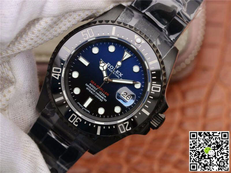 Rolex Deepsea Sea-Dweller 116660 1:1 Best Edition Replica Watch Swiss ETA2836 Black PVD