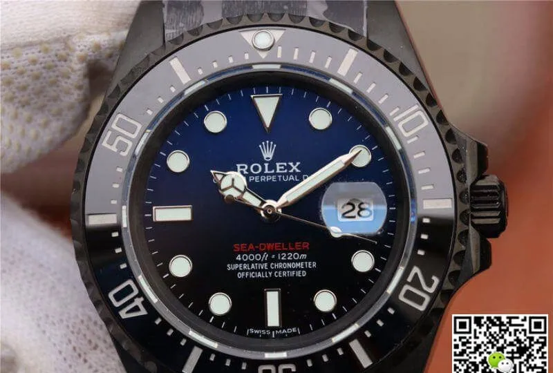 Rolex Deepsea Sea-Dweller 116660 1:1 Best Edition Replica Watch Swiss ETA2836 Black PVD