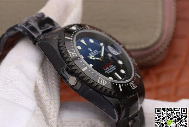 Rolex Deepsea Sea-Dweller 116660 1:1 Best Edition Replica Watch Swiss ETA2836 Black PVD
