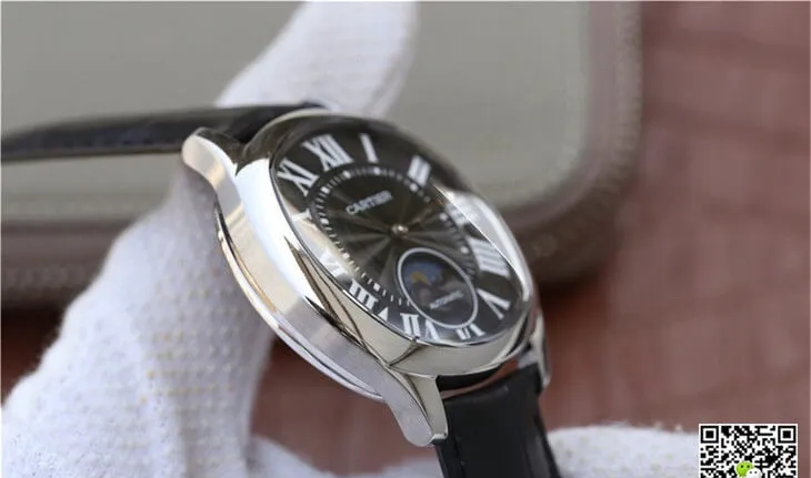 Drive De Cartier Moonphase WGNM0009 1:1 Best Edition Replica Watch Black Dial