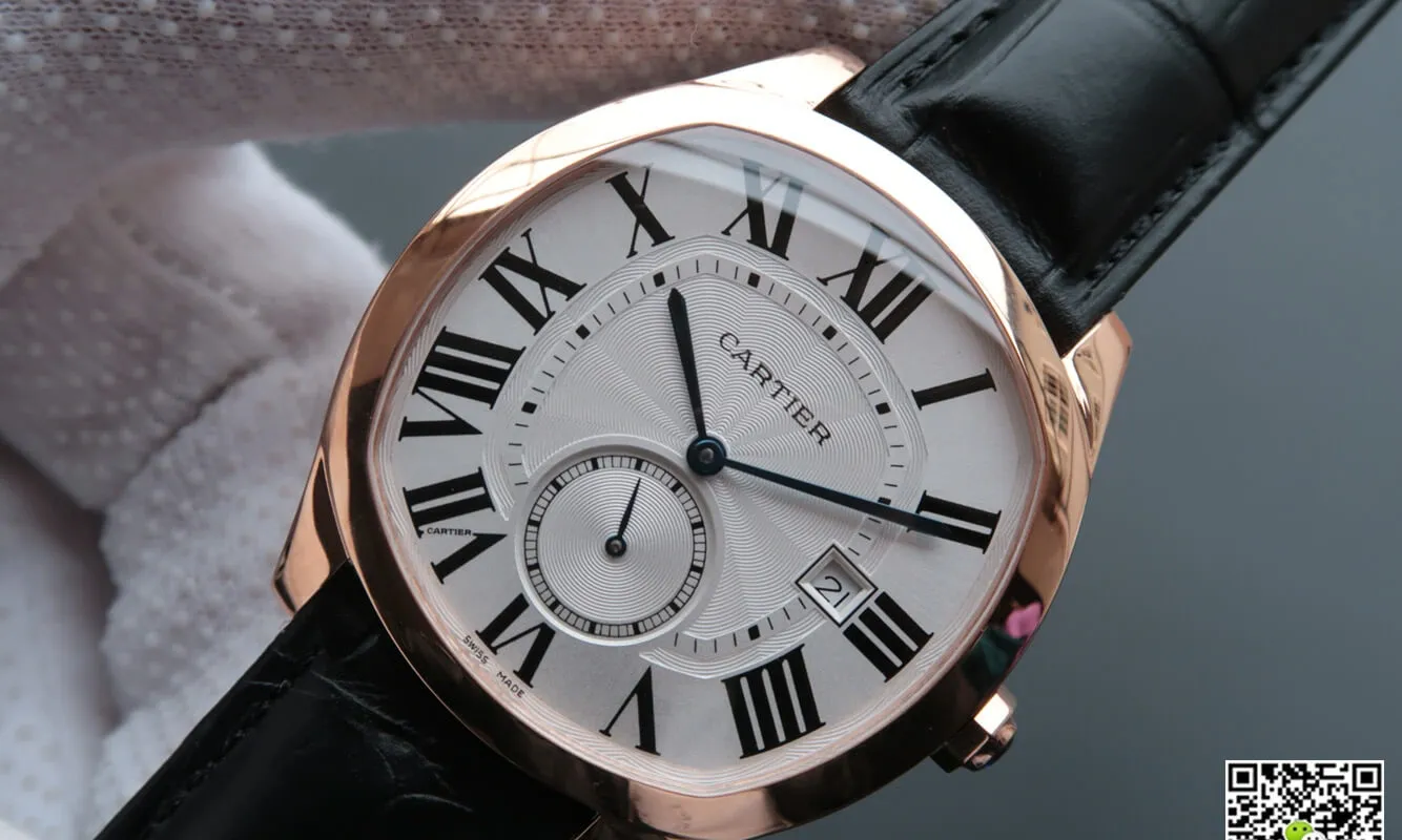 Drive De Cartier WGNM0003 V6 Factory 1:1 Best Edition Replica Watch White Dial