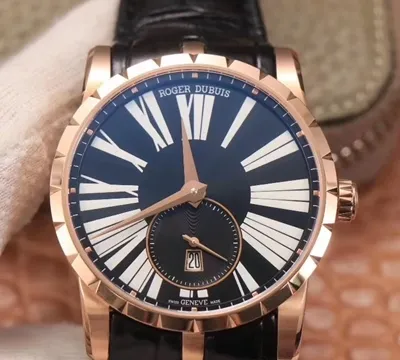 Roger Dubuis Excalibur DBEX0537 PF Factory 1:1 Best Edition Replica Watch Leather Strap