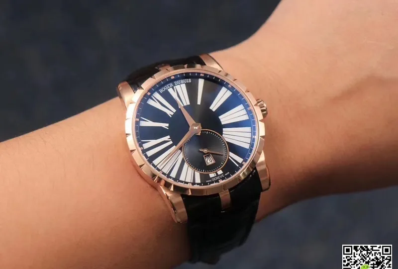 Roger Dubuis Excalibur DBEX0537 PF Factory 1:1 Best Edition Replica Watch Leather Strap