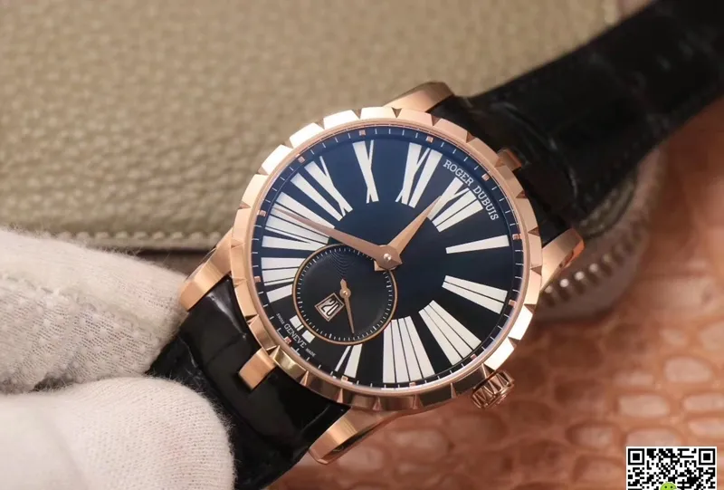 Roger Dubuis Excalibur DBEX0537 PF Factory 1:1 Best Edition Replica Watch Leather Strap
