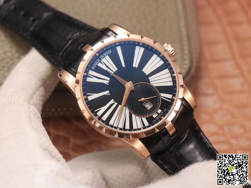 Roger Dubuis Excalibur DBEX0537 PF Factory 1:1 Best Edition Replica Watch Leather Strap