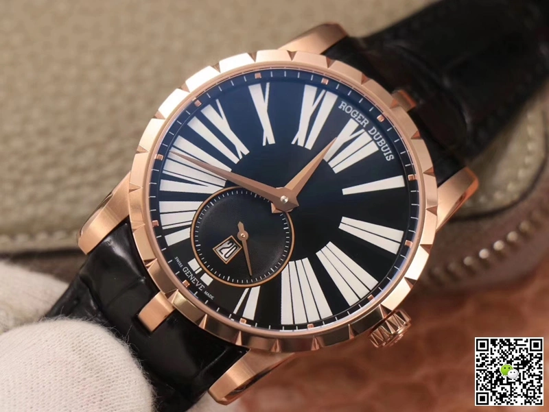Roger Dubuis Excalibur DBEX0537 PF Factory 1:1 Best Edition Replica Watch Leather Strap