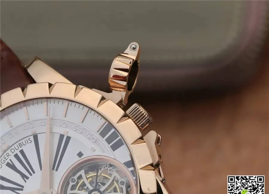 Roger Dubuis Excalibur RDDBEX0249 JB Factory 1:1 Best Edition Replica Watch Brown Strap