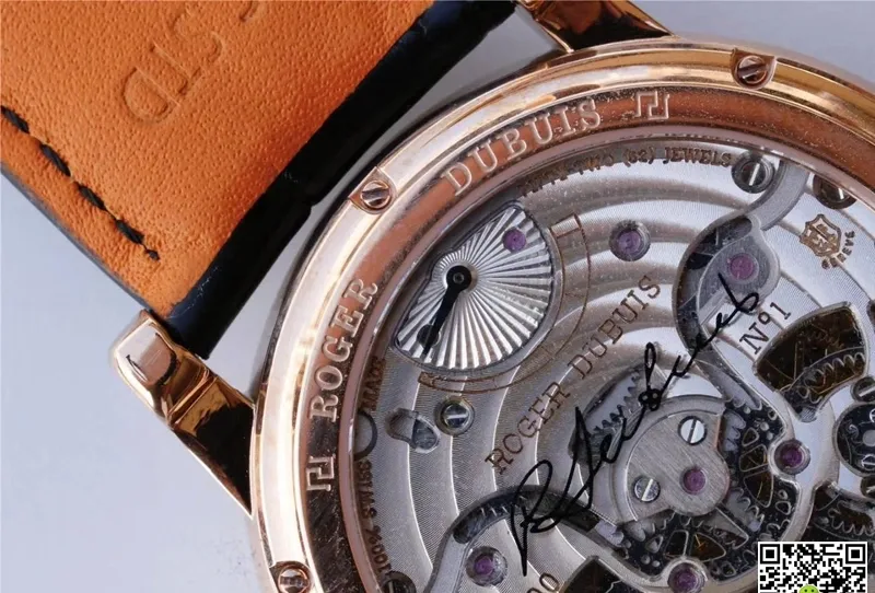 Roger Dubuis Hommage RDDBHO0562 JB Factory 1:1 Best Edition Replica Watch Leather Strap