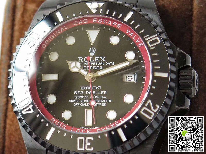 Rolex Sea-Dweller 116660 VR Factory 1:1 Best Edition Replica Watch Swiss ETA2836 Black Dial