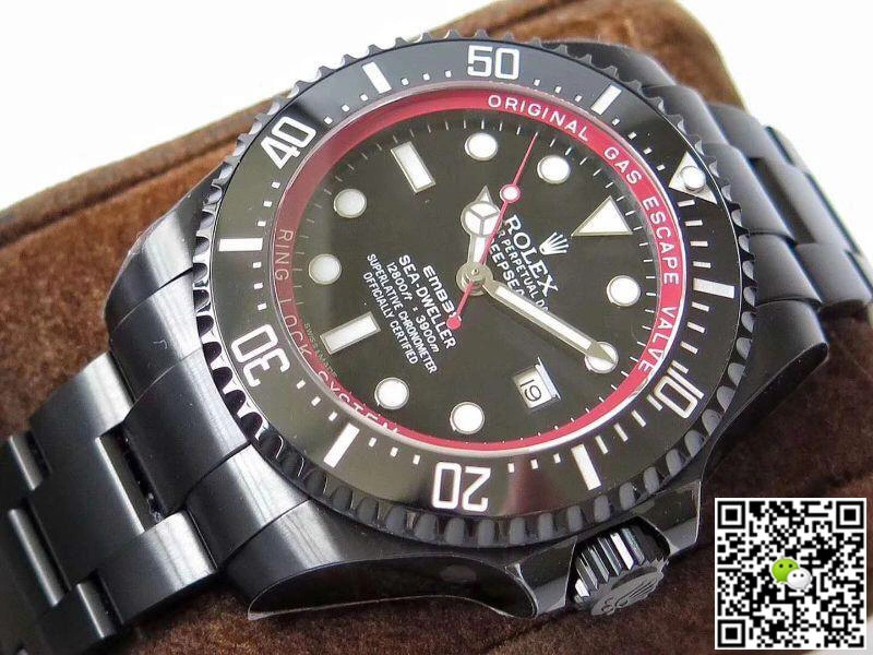 Rolex Sea-Dweller 116660 VR Factory 1:1 Best Edition Replica Watch Swiss ETA2836 Black Dial
