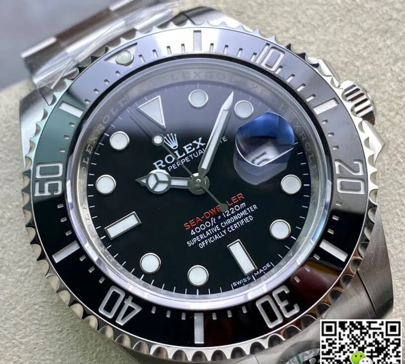 Rolex Sea-Dweller 126600 AR Factory Black Dial 1:1 Best Edition Replica Watch Swiss ETA2824