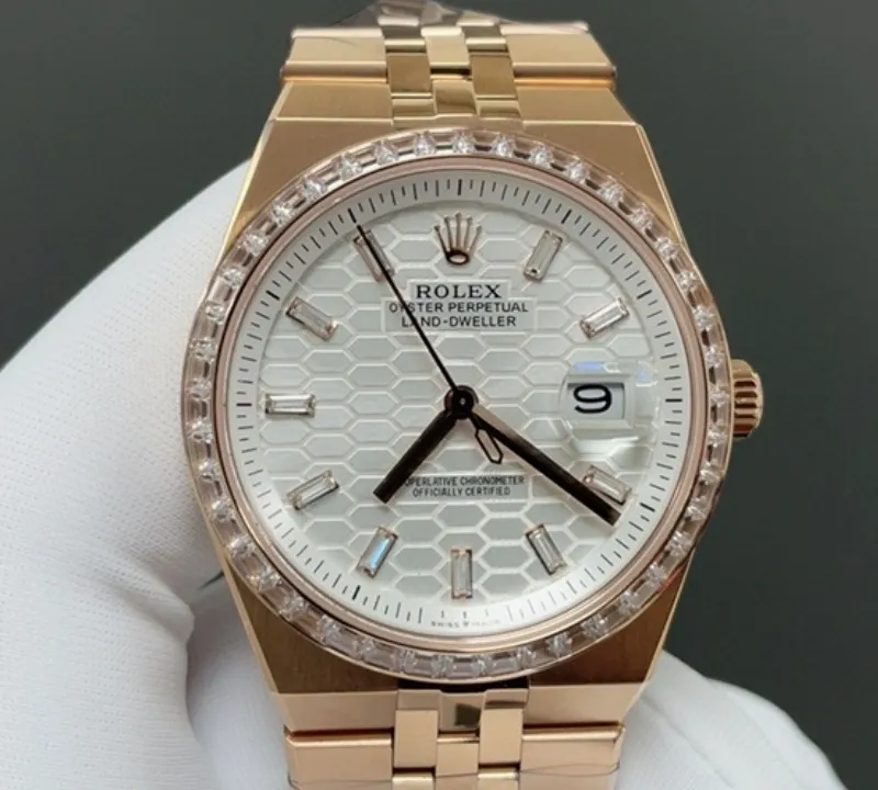 ES Factory Rolex Land-Dweller 127385TBR-0003 1:1 Best Edition Replica Watch