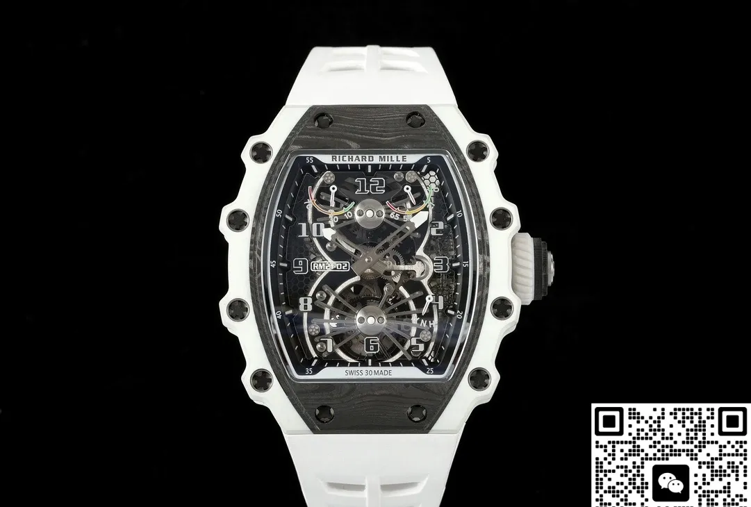 NEW Factory Richard Mille RM21-02 Carbon fiber case 1:1 Best Edition Replica Watch