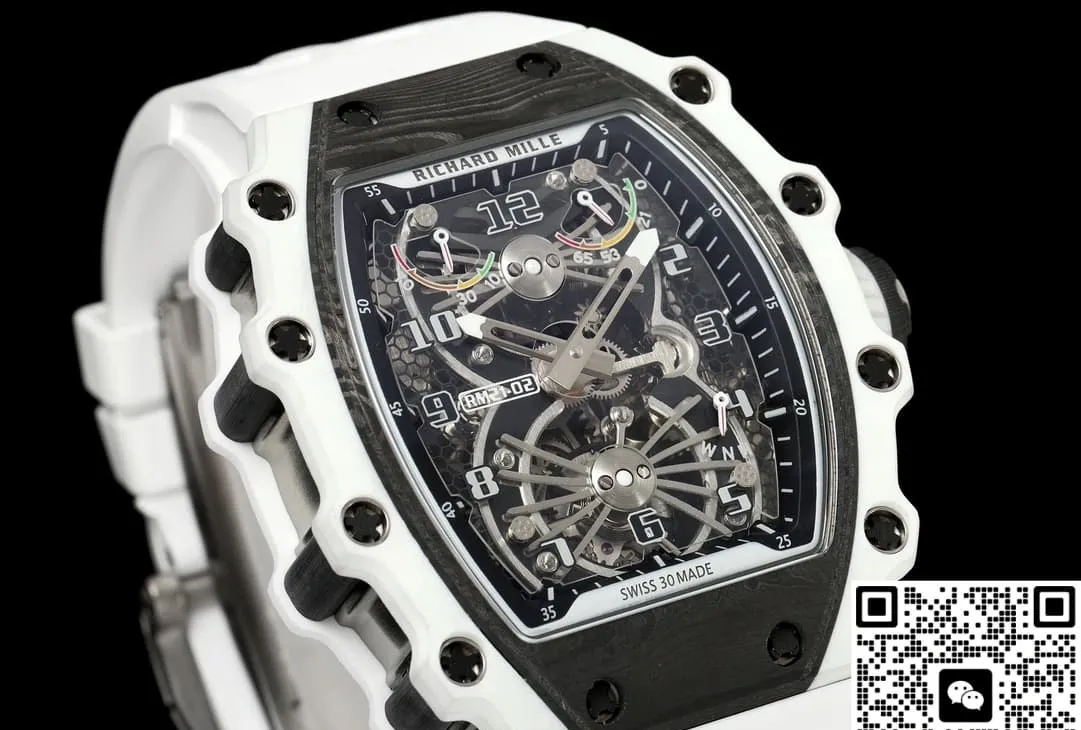 NEW Factory Richard Mille RM21-02 Carbon fiber case 1:1 Best Edition Replica Watch