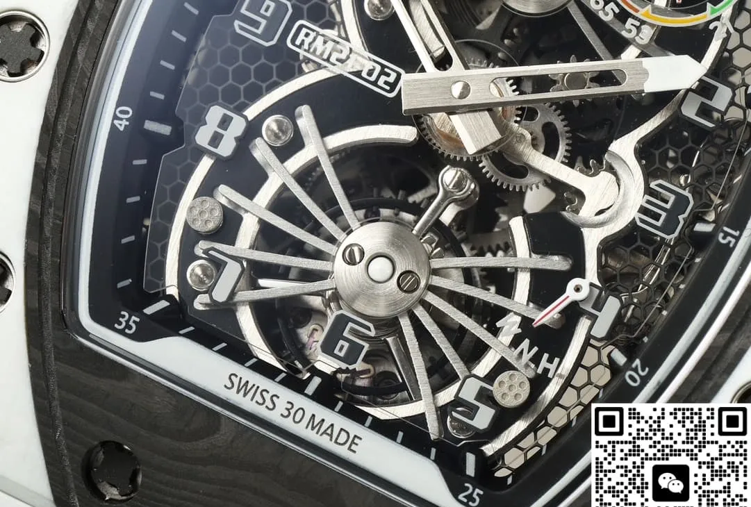 NEW Factory Richard Mille RM21-02 Carbon fiber case 1:1 Best Edition Replica Watch